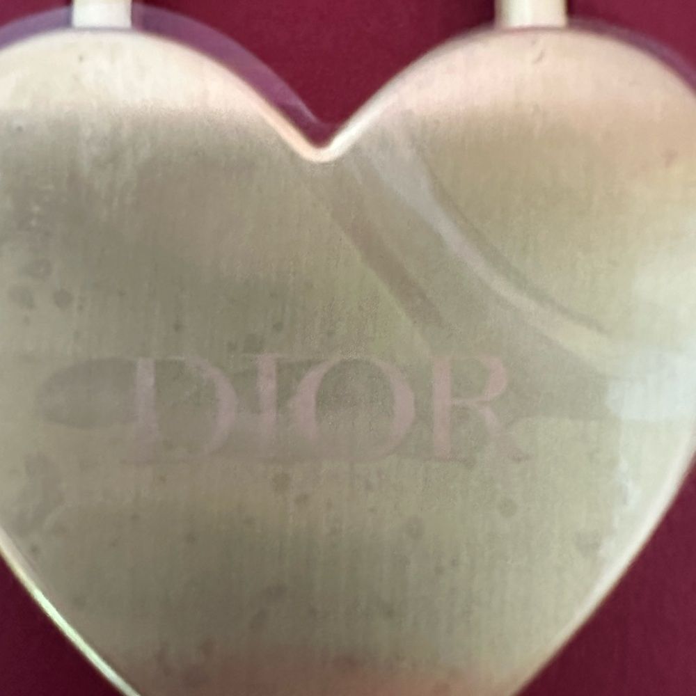Dior Gold Heart Lock and Key Set - Picture 2 of 8